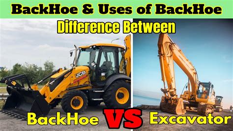 compact excavator vs backhoe|difference between trackhoe and backhoe.